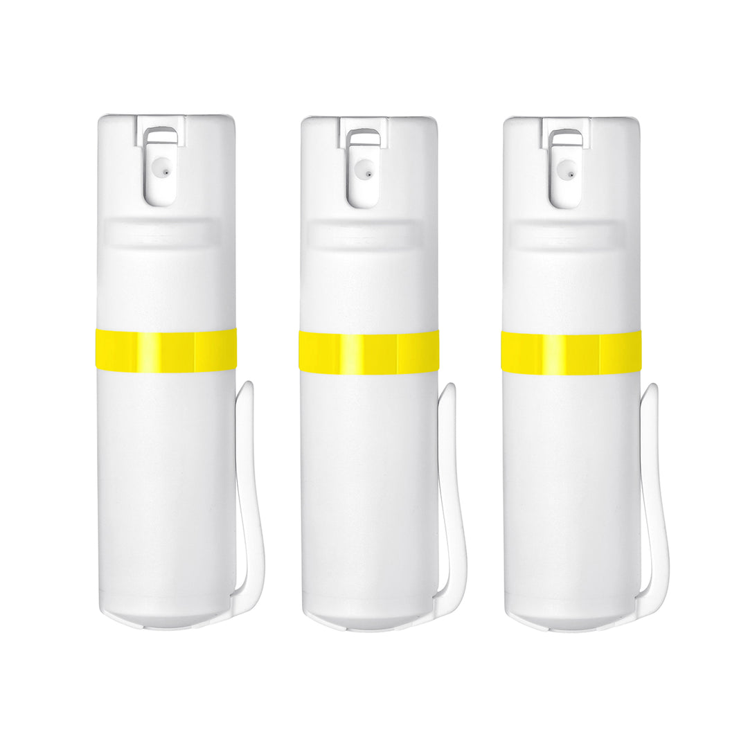 POM White Clip 3-Pack - White + Yellow