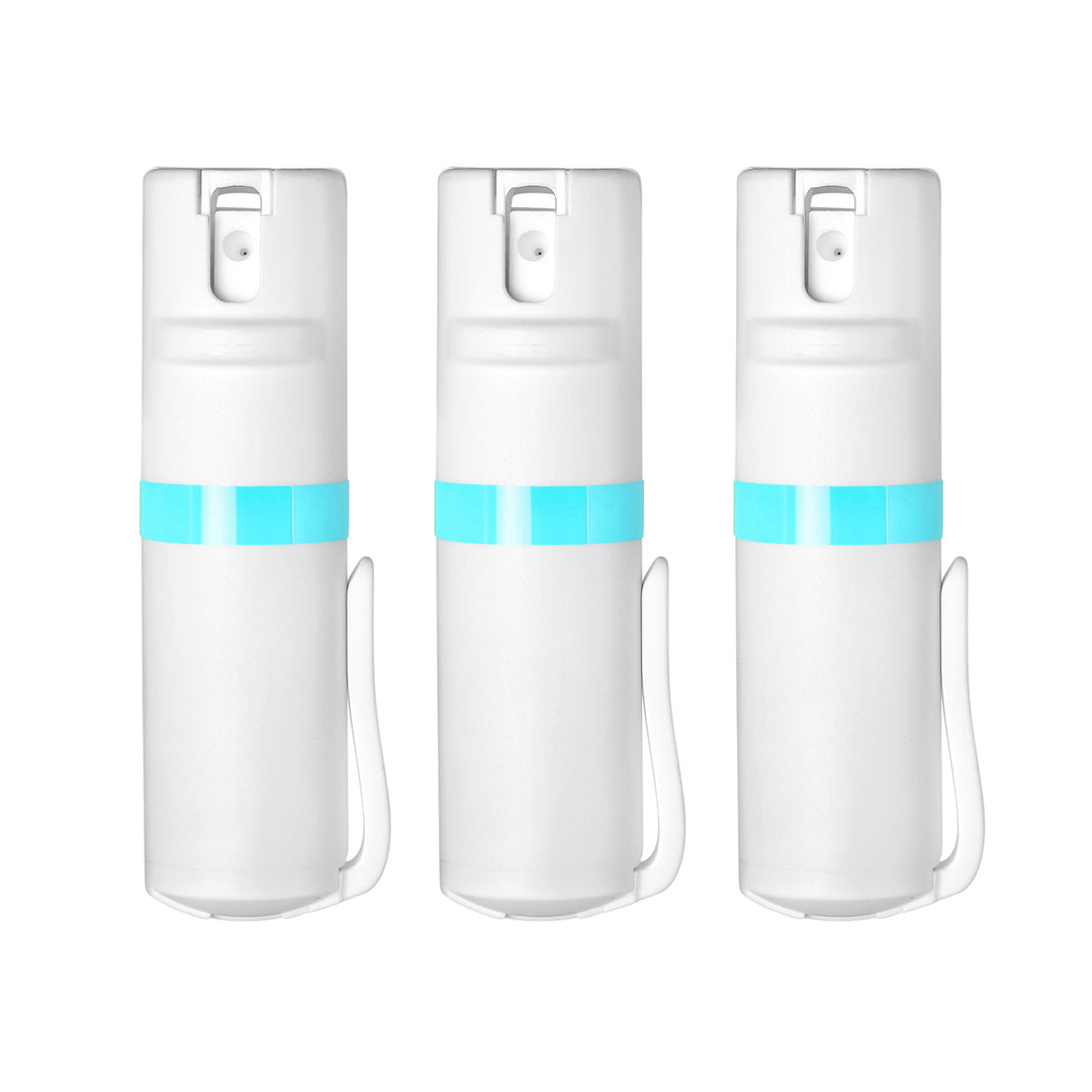 POM White Clip 3-Pack - White + Aqua