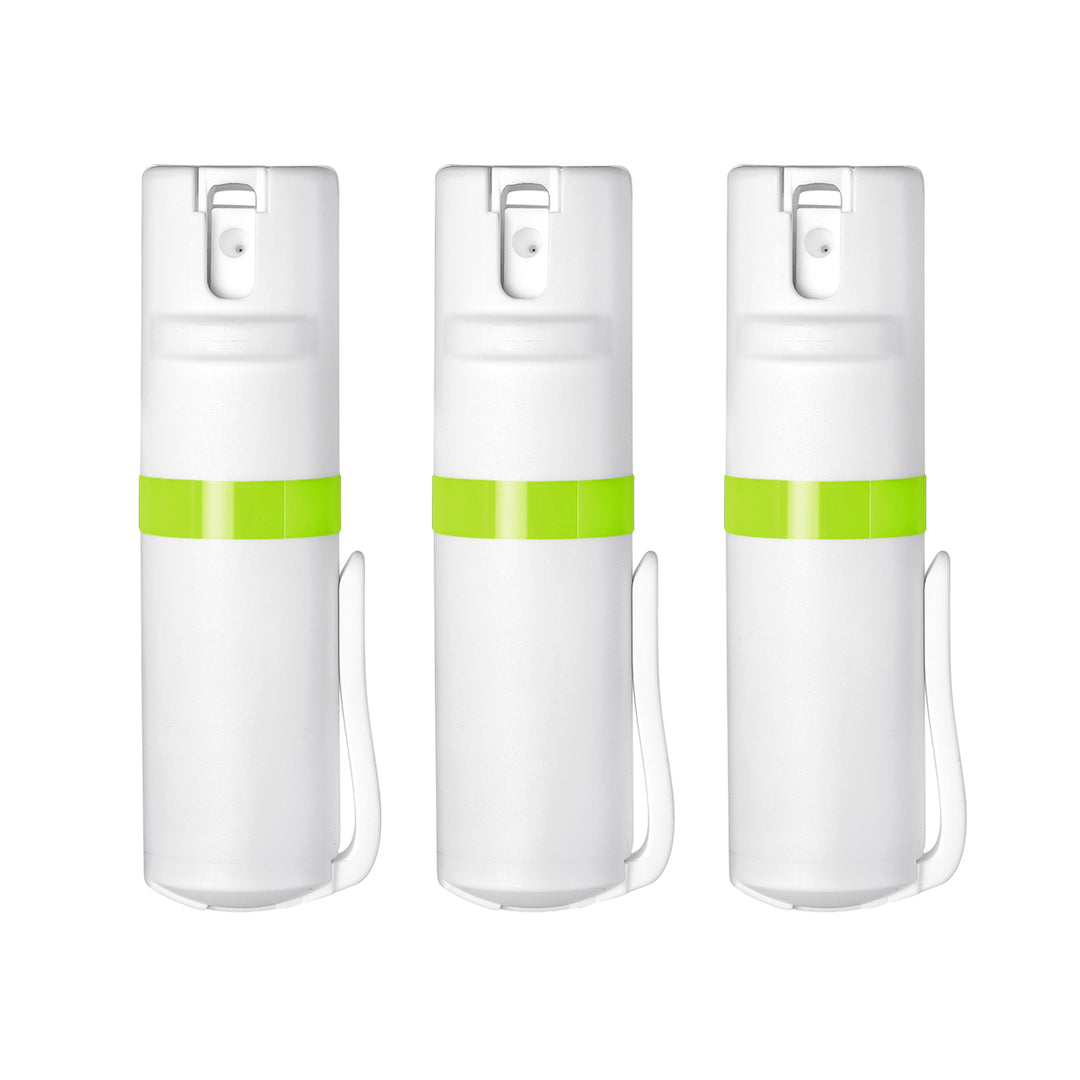 POM White Clip 3-Pack - White + Lime
