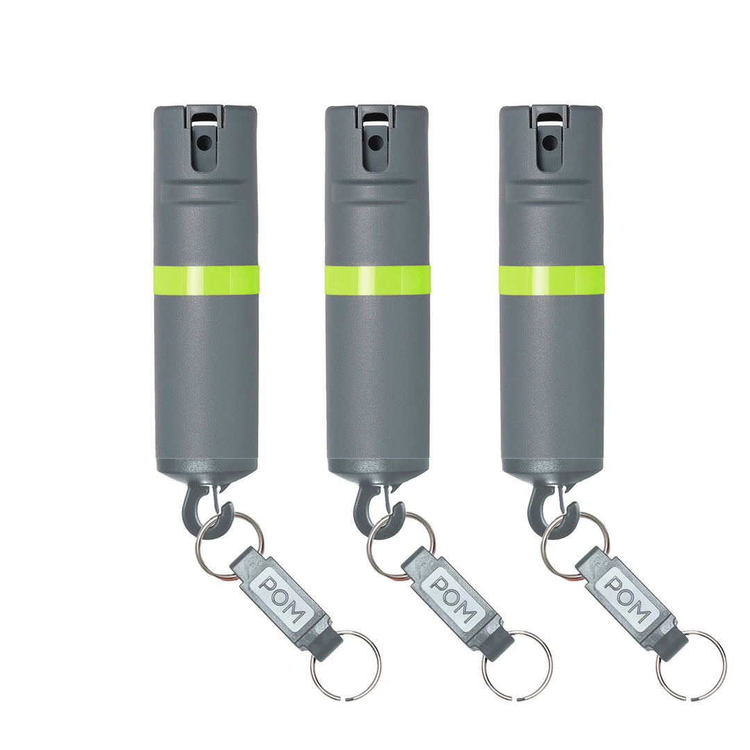 POM Grey Snap 3-Pack - Grey + Lime