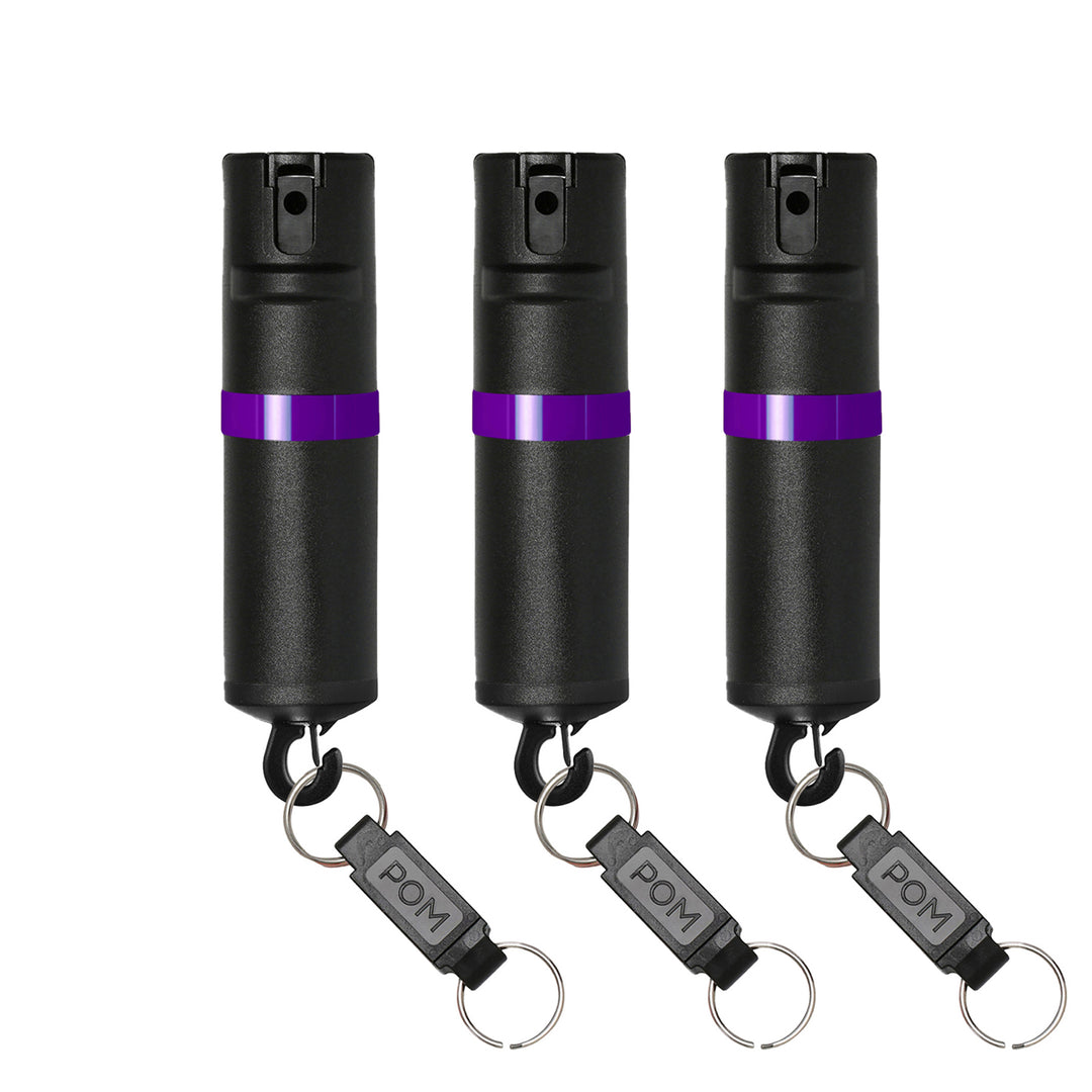 POM Black Snap 3-Pack - Black + Purple