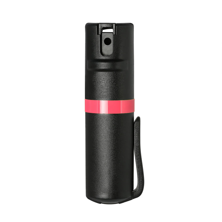POM Clip - Black + Coral