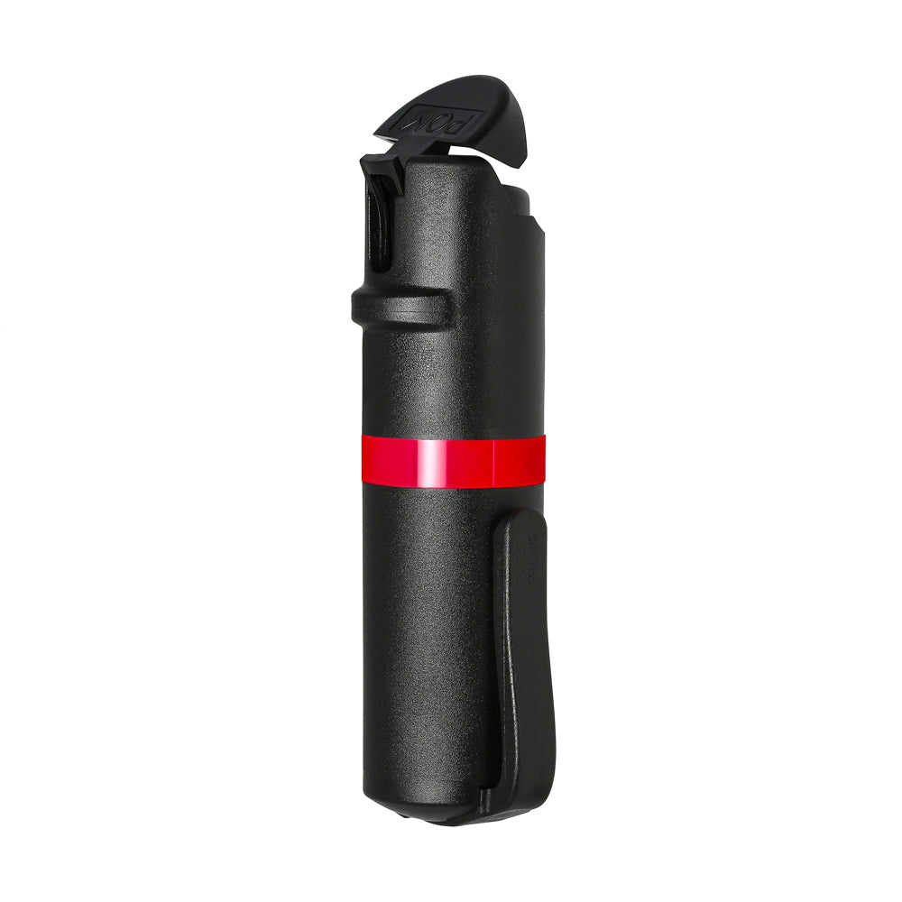 POM Clip - Black + Red