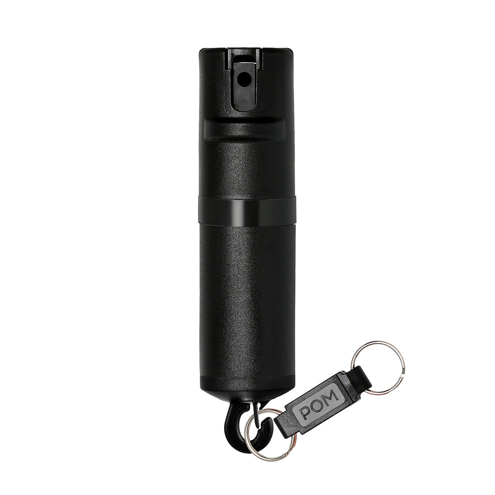POM Snap Pepper Spray Keychain Black – POM Industries
