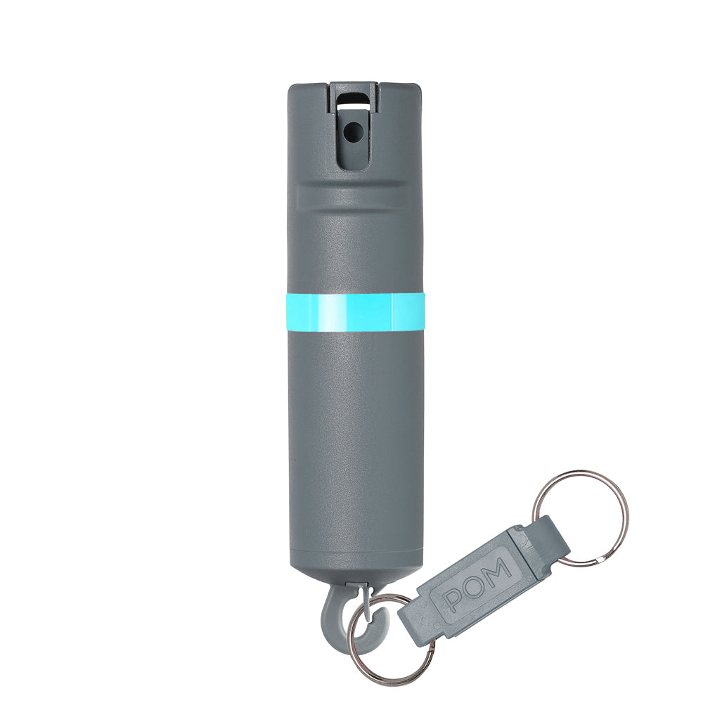POMPepperSprayGreyAquaKeychain#color_grey-x-aqua