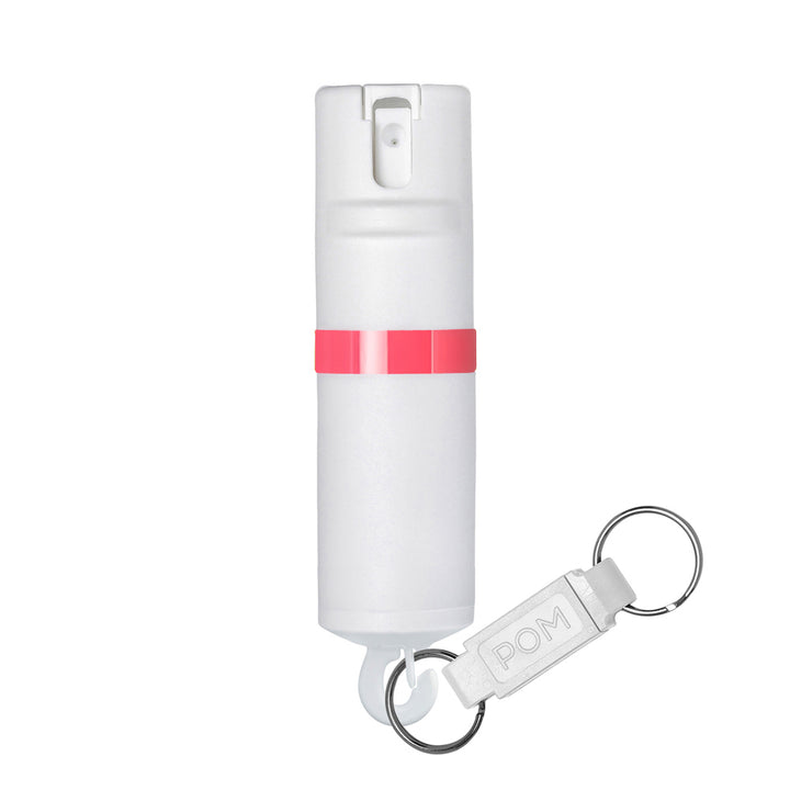 POMPepperSprayWhiteCoralKeychain#color_white-x-coral