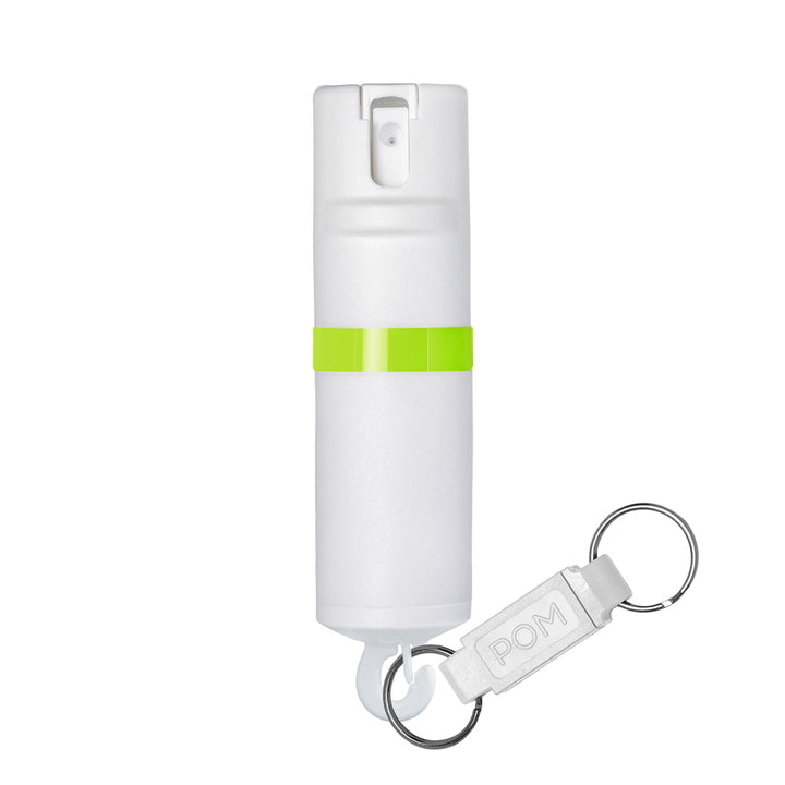 POMPepperSprayWhiteLimeKeychain#color_white-x-lime