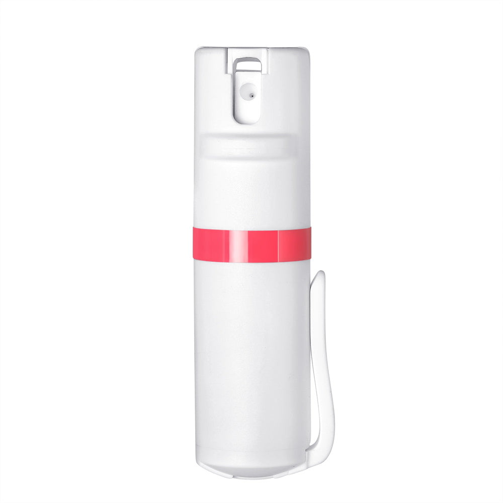 POM Clip - White + Coral