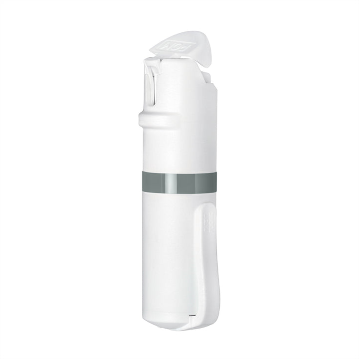 POM Clip - White + Grey