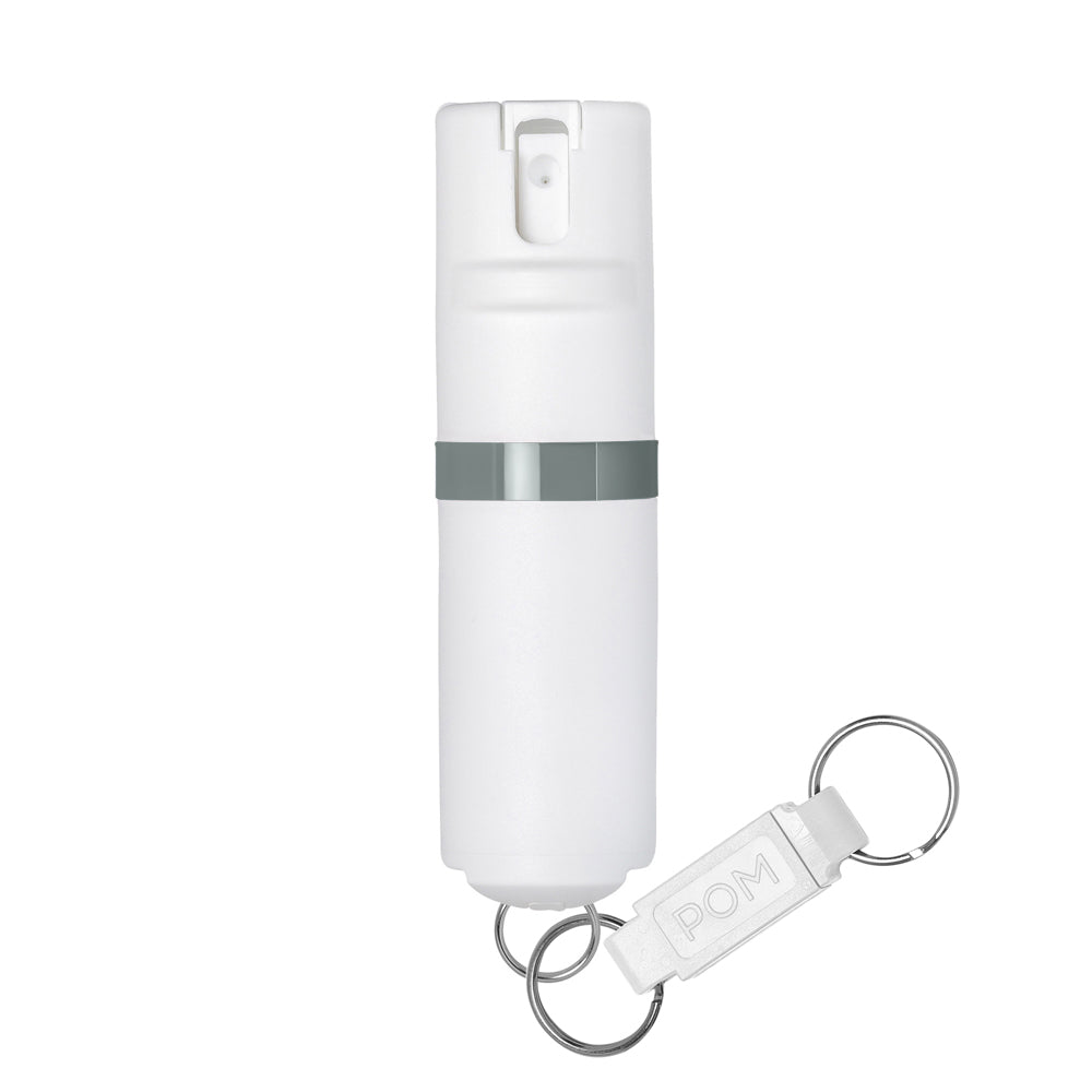 POM Key Flip Top Pepper Spray Self Defense Keychain for Women and