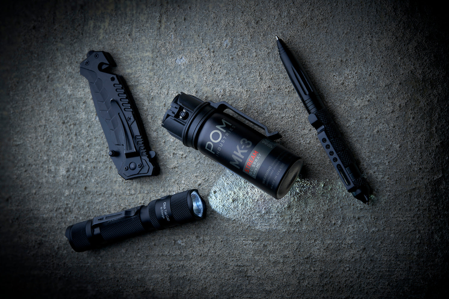 POM MK3 Stream Pepper Spray 2oz Formula POM Industries