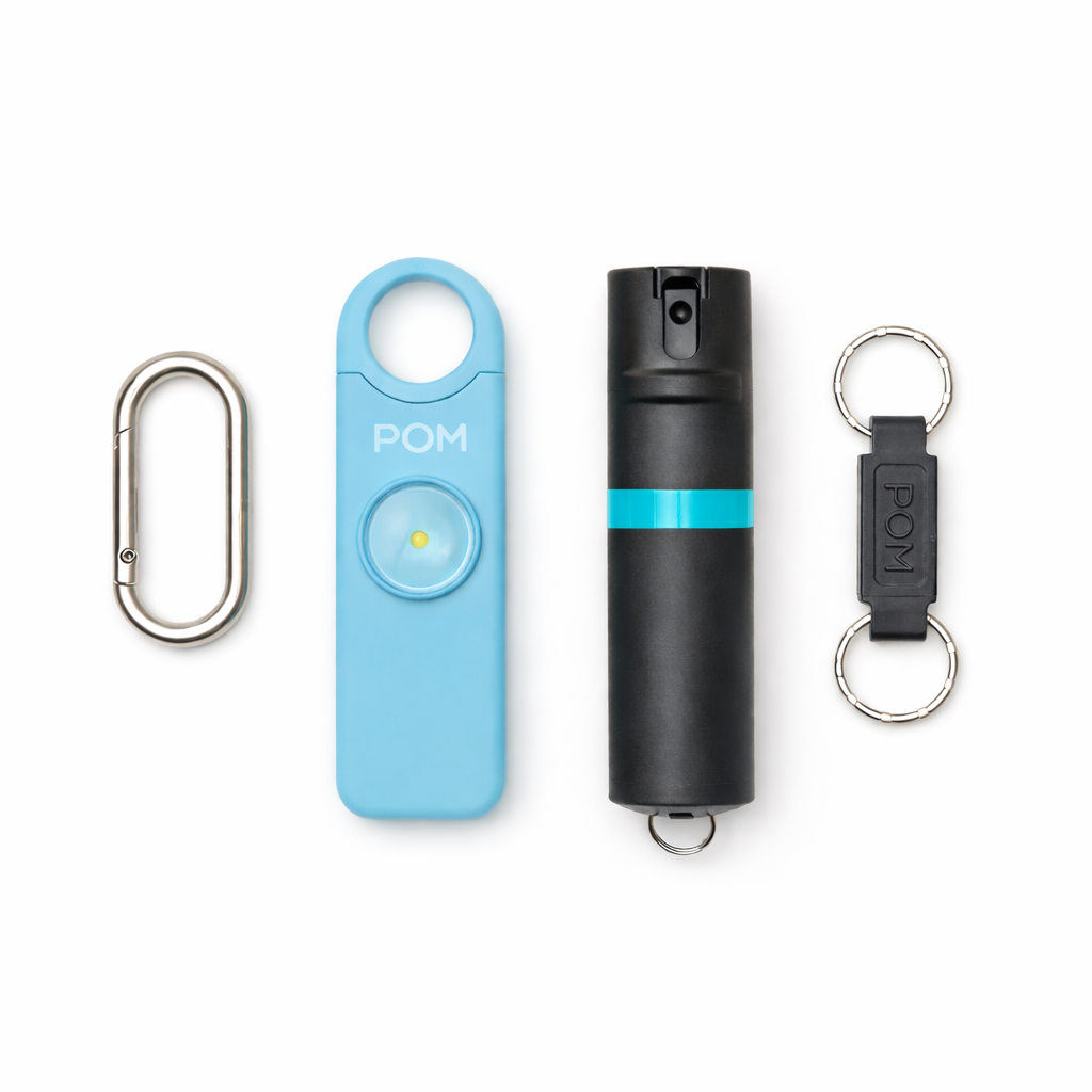 POM Pepper Spray + Personal Alarm Safety Kit