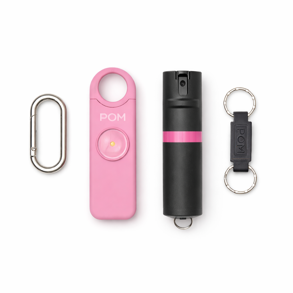 POM Pepper Spray + Personal Alarm Safety Kit