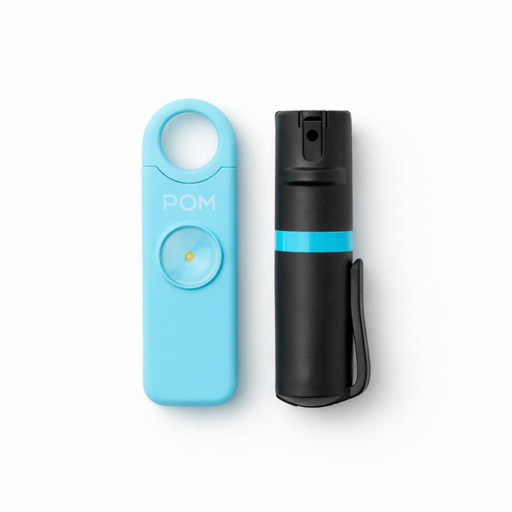 POM Pepper Spray + Personal Alarm Safety Kit