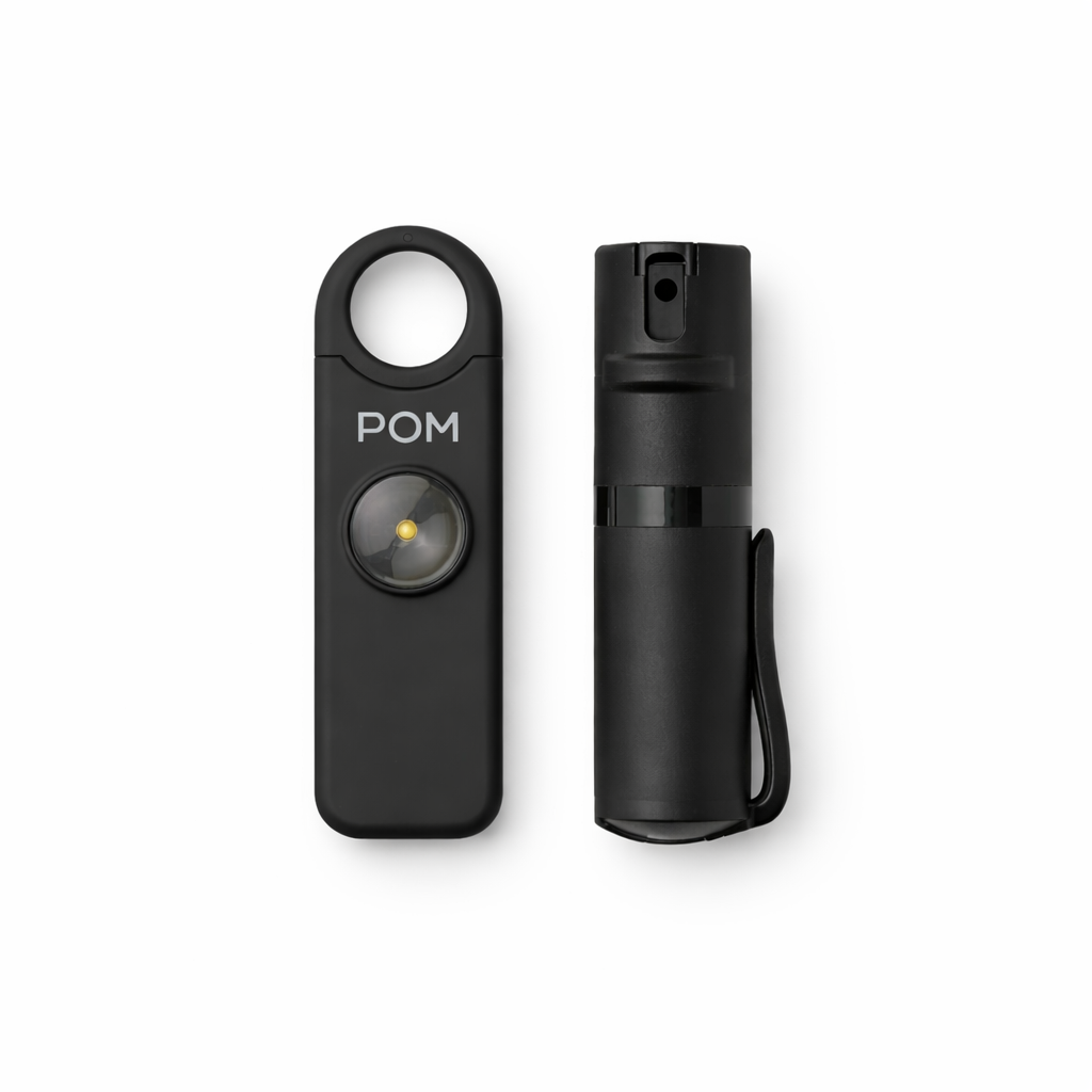 POM Pepper Spray + Personal Alarm Safety Kit