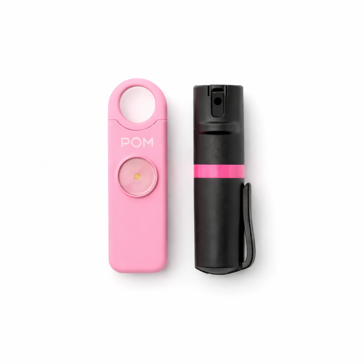 POM Pepper Spray + Personal Alarm Safety Kit