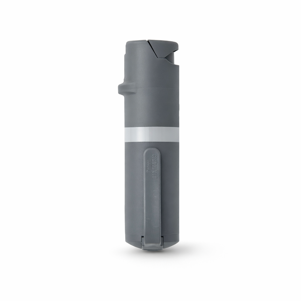 Gray pepper spray bottle on a white background #color_grey-x-grey