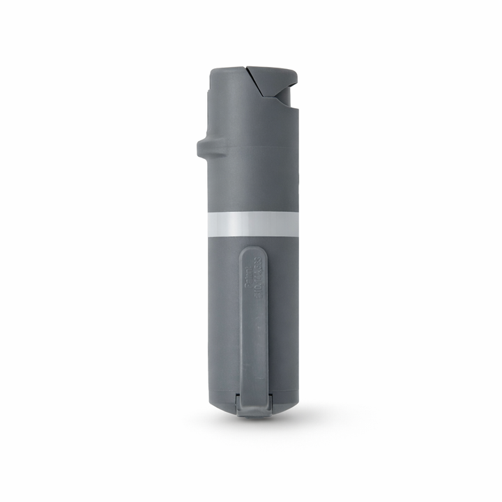 Gray pepper spray bottle on a white background #color_grey-x-grey