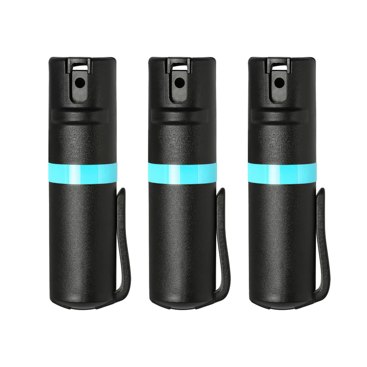 POM Black Clip 3-Pack - Black + Aqua