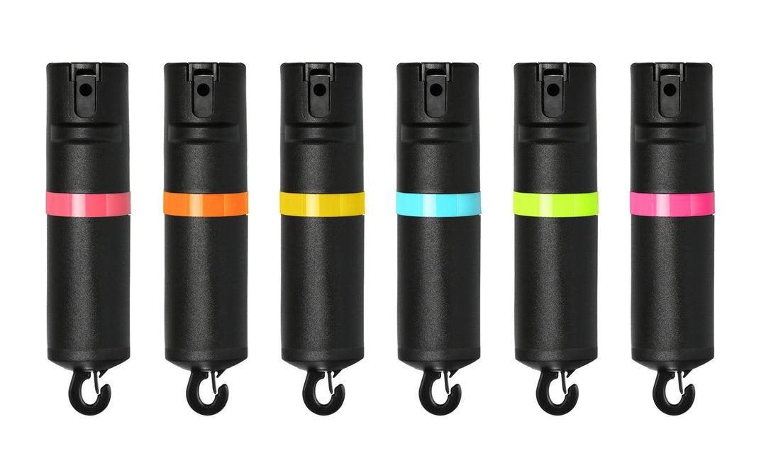 Black POM Pepper Spray 6 Pack