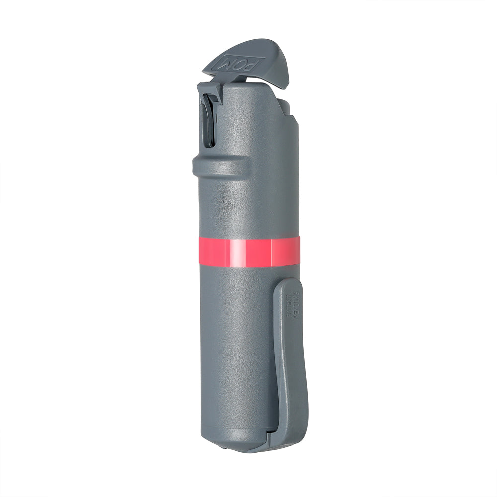 POM Clip - Grey + Coral