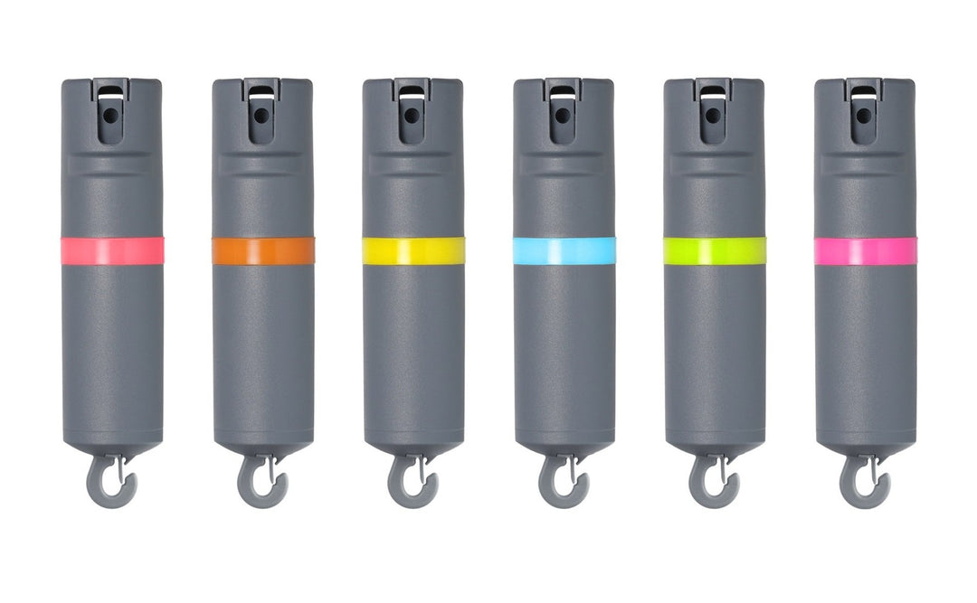 Grey Snap Pepper Spray 6 Pack