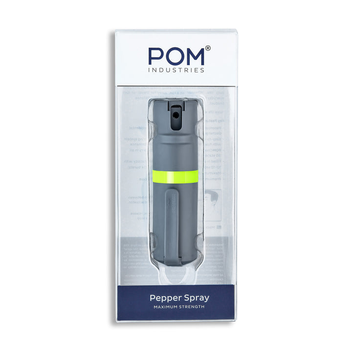 POM Clip - Grey + Lime