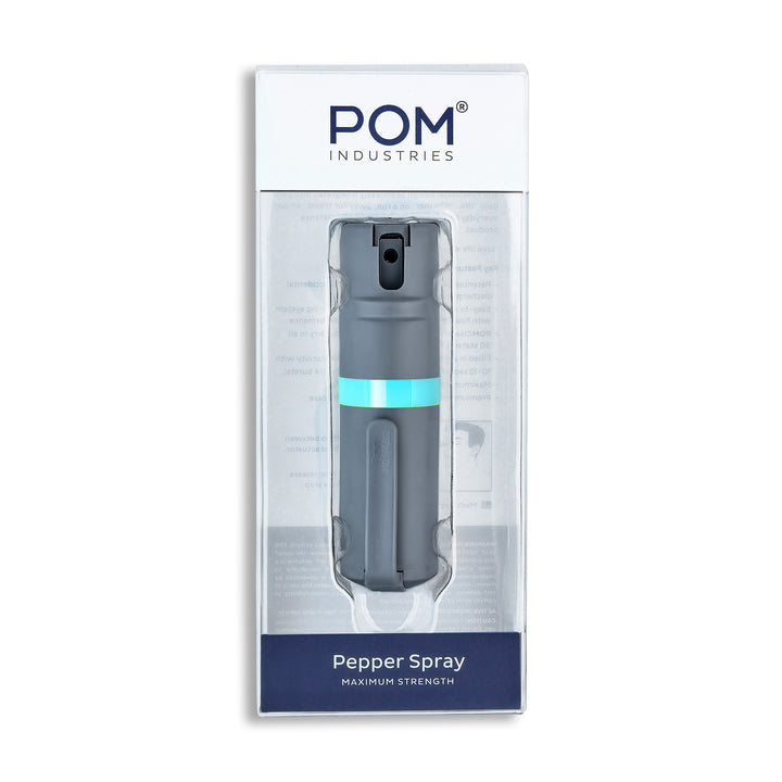 POM Clip - Grey + Aqua