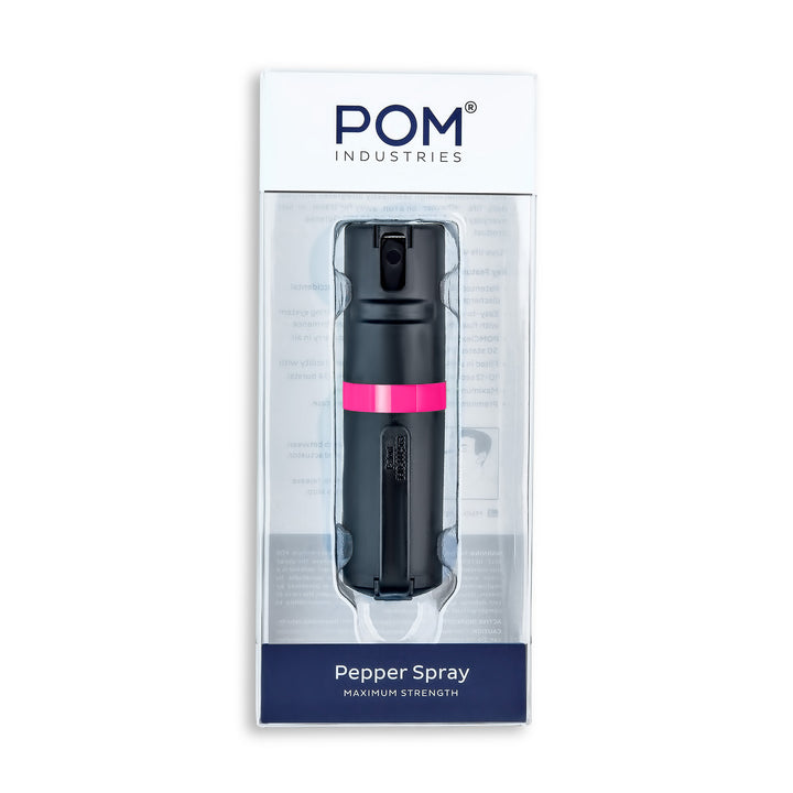 POM Clip - Black + Coral