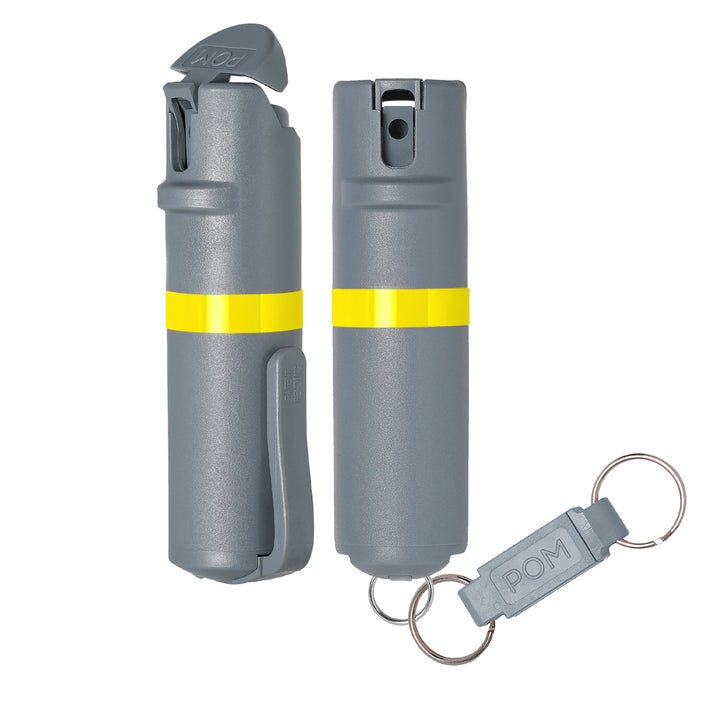 POMPepperSprayGreyYellowClipKey#color_grey-x-yellow