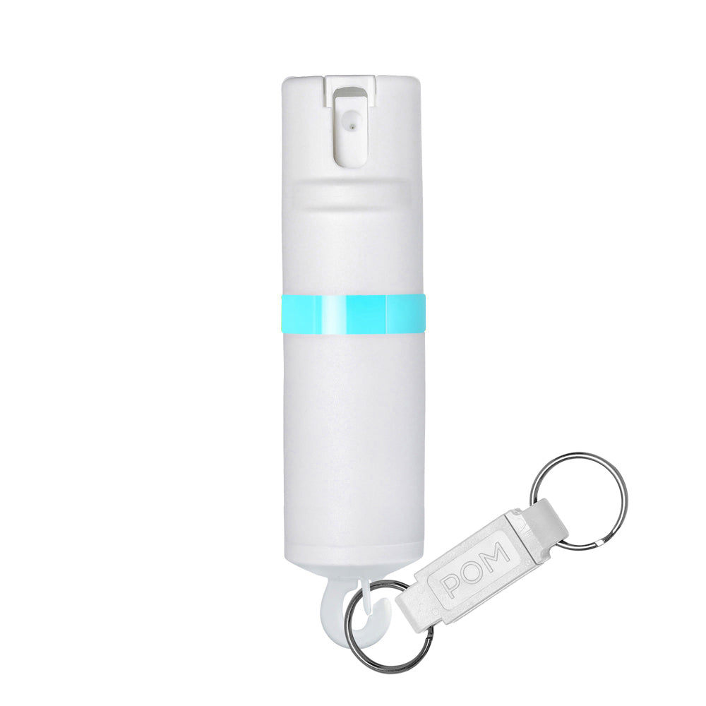 POMPepperSprayWhiteAquaKeychain#color_white-x-aqua