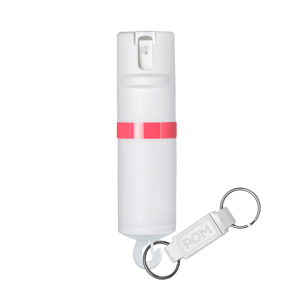 POMPepperSprayWhiteCoralKeychain#color_white-x-coral